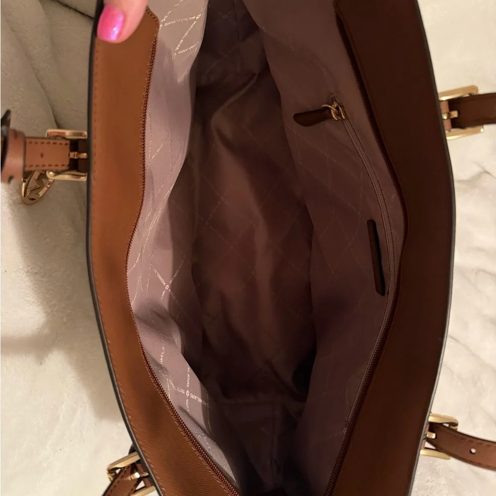 Michael Kors Brown & Tan Signature Tote